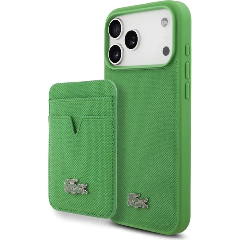 Lacoste Iconic Petit Pique MagSafe kryt + peňaženka iPhone 17 Pro Max…