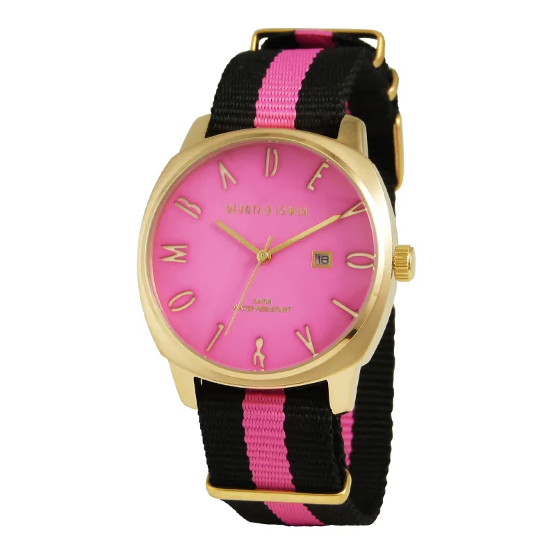 Pánske Hodinky DEVOTA & LOMBA DL008MSPBK-PK (42MM)