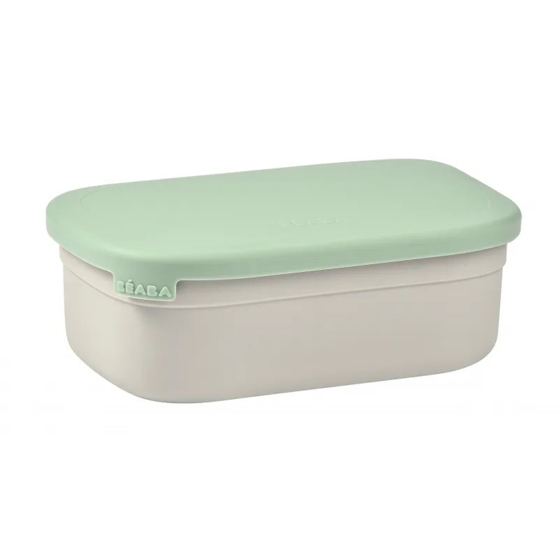 Beaba Desiatový box nerez Velvet Grey / Sage Green