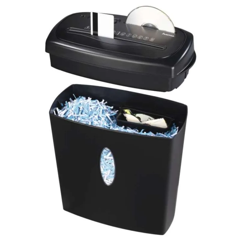 Hama Home X10CD, skartovač, krížový rez, 10 listov, klasifikácia P-4 (50543)