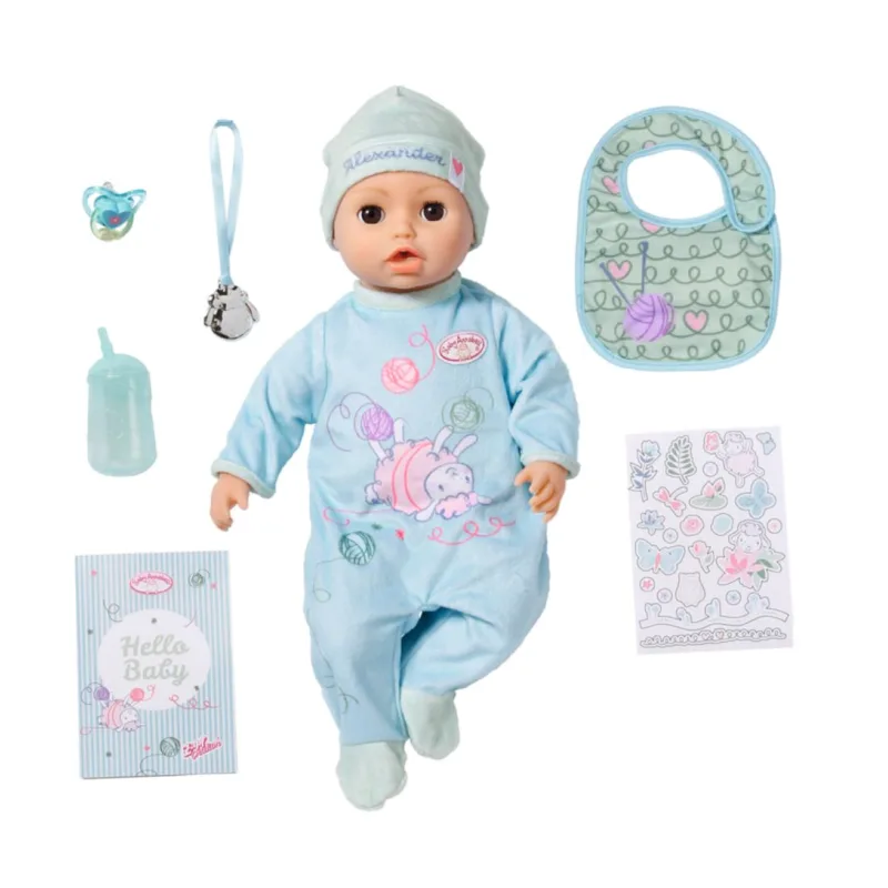 Baby Annabell Interaktívny Alexander, 43 cm