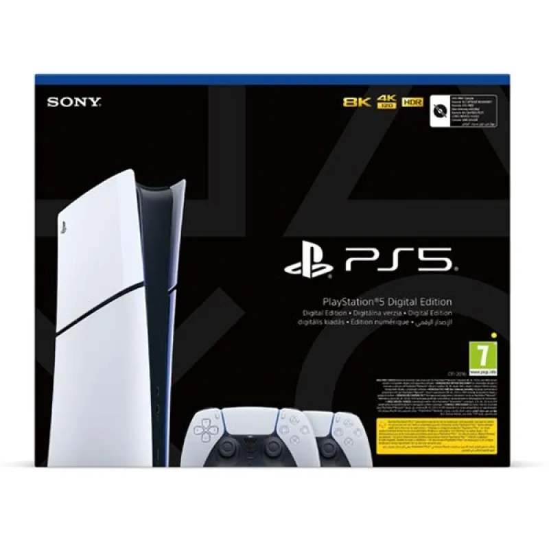 Sony PS5 Slim Digital/EAS (Model Slim) + bezdrôtový ovládac PlayStation 5…