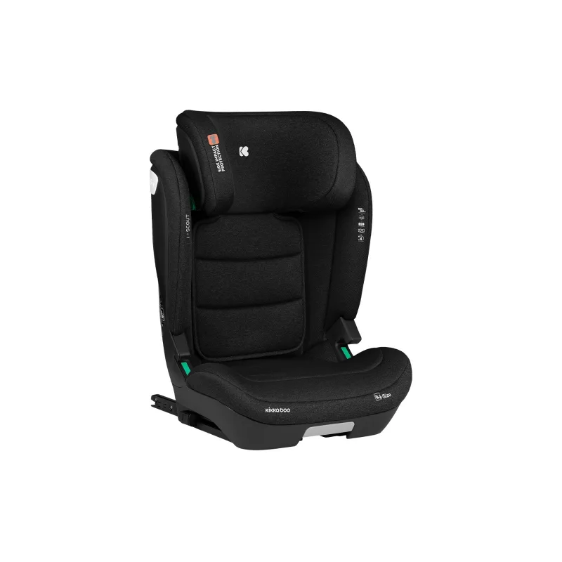 KikkaBoo Autosedačka 100-150 cm i-Scout i-SIZE Black
