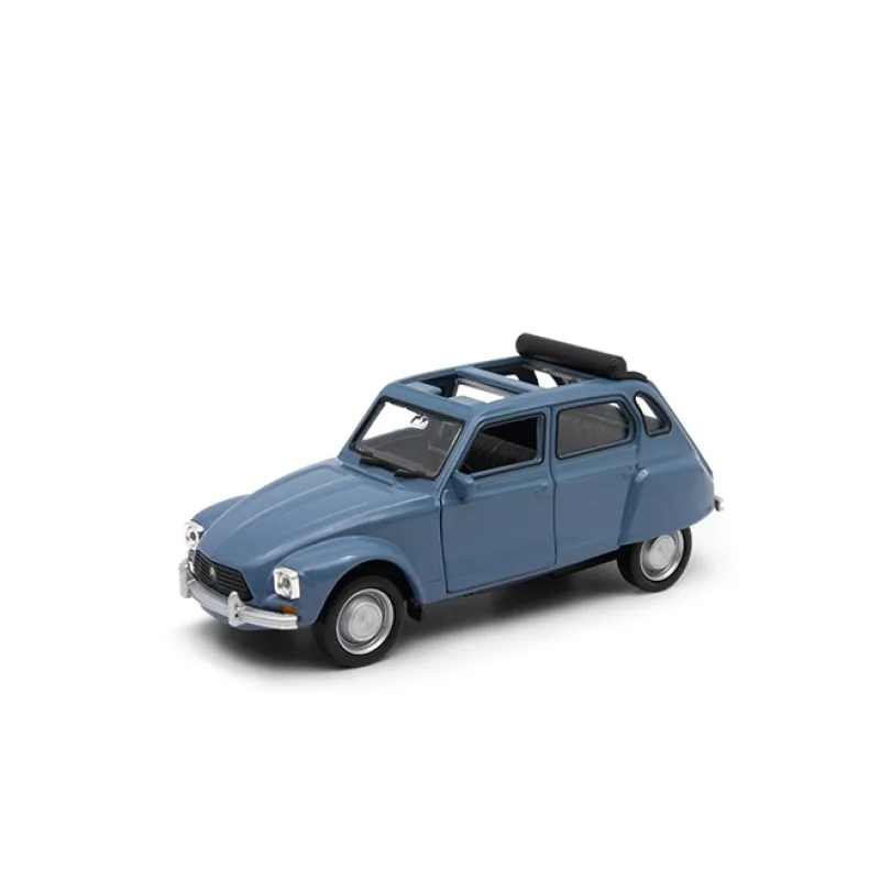 Welly Welly Citroen Dyane Old Timer model 1:34 oranžový so zrolovanou strechou