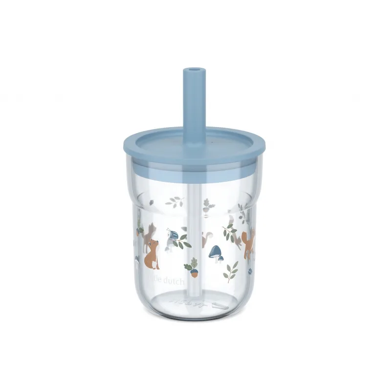 Little Dutch Téglik so slamkou 250 ml Forest Friends
