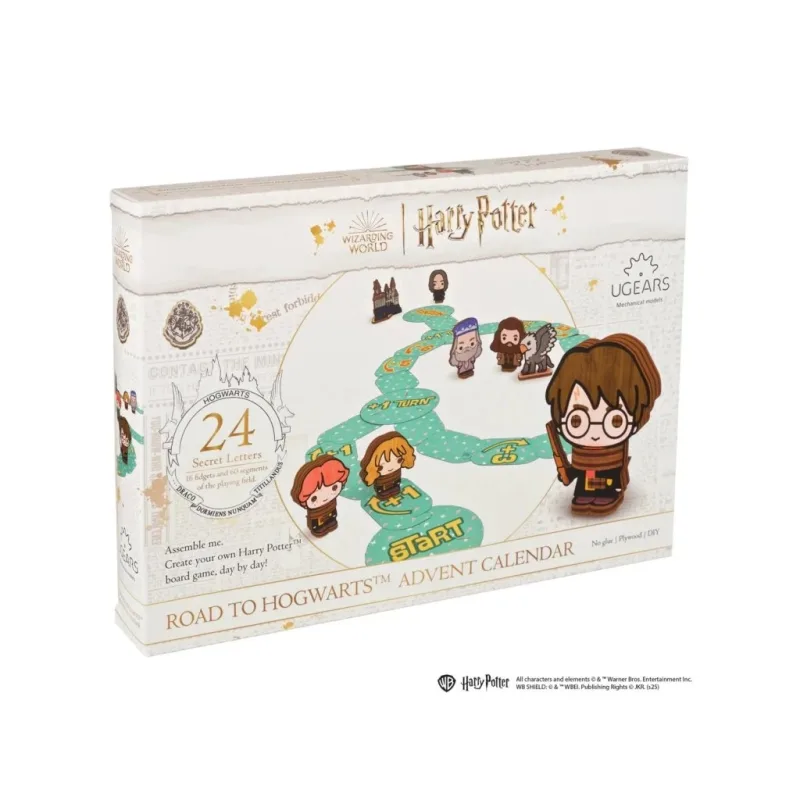 Ugears Ugears 3D skladačka Harry Potter Adventný kalendár Stolová hra Cesta do Rokfortu
