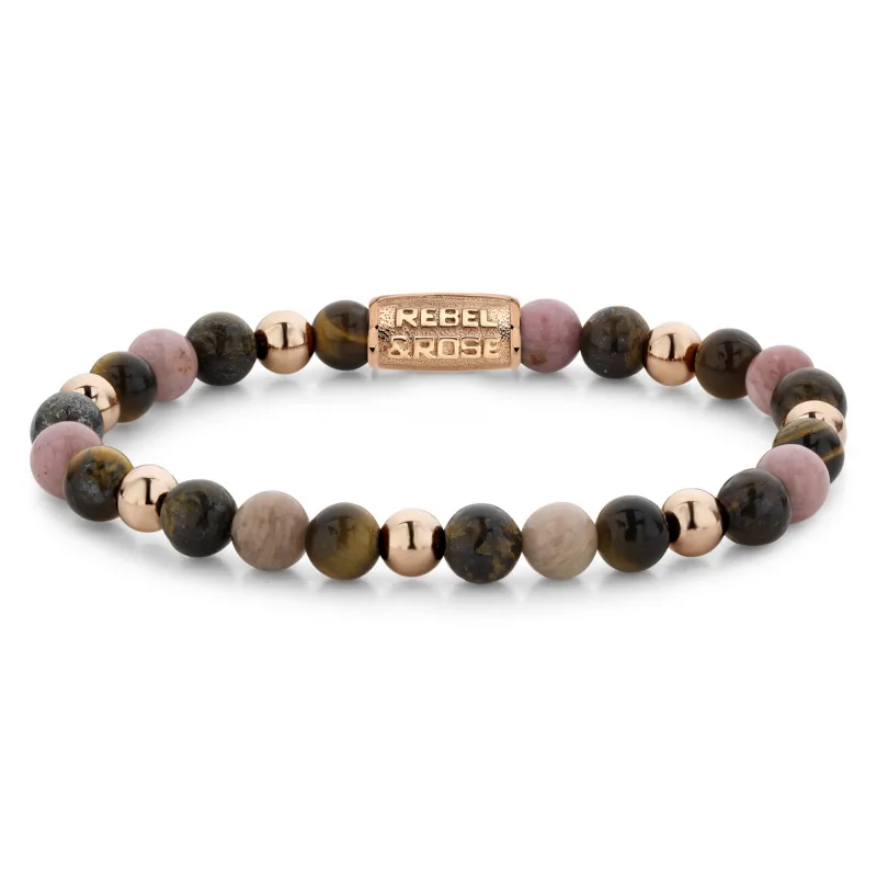 Rebel & Rose unisex náramok Winter Glow II 6 mm
