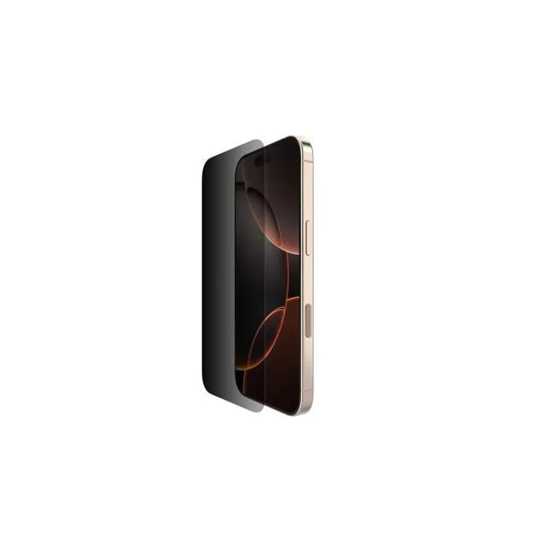 Belkin SCREENFORCE™ Invisiglass Privacy Anti-Microbial ochranné privátní sklo pro iPhone 16 Pro (OVA169hq)