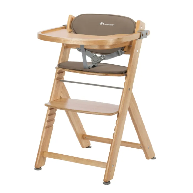 Bebeconfort Timba stolička rastúca Natural Wood s podložkou