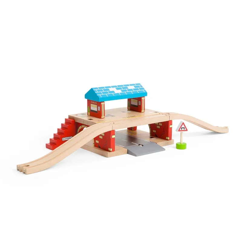 Bigjigs Rail Bigjigs Rail Stanica nad cestou - poškodený obal