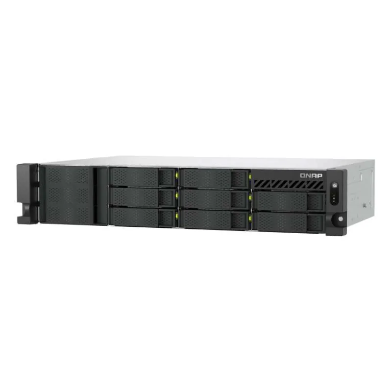 QNAP TS-h1073BXeU-RP-8G (Ryzen V1780B, ZFS, 8GB RAM, 8x SATA + 2x E1.S, 2x 2,5GbE, 2x 10GbE) (TS-h1073BXeU-RP-8G)