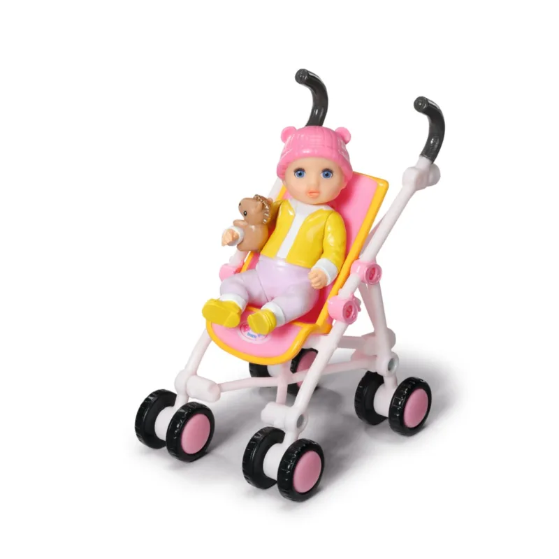 BABY born Minis Sada s kočíkom a bábikou