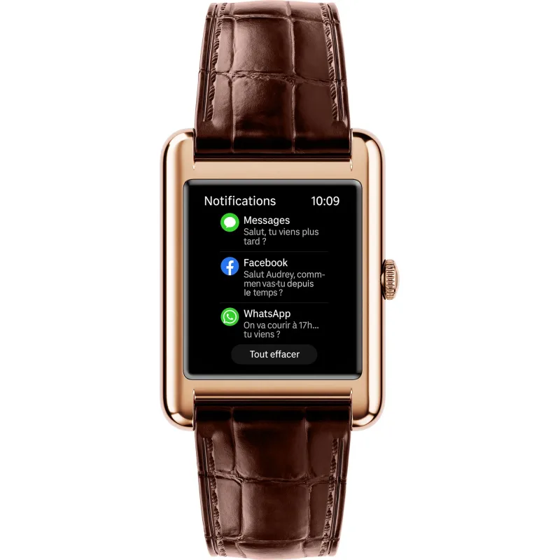 Ice-Watch dámské chytré hodinky ICE smart TKS 2.0 Rose-gold-Brown croco 025382