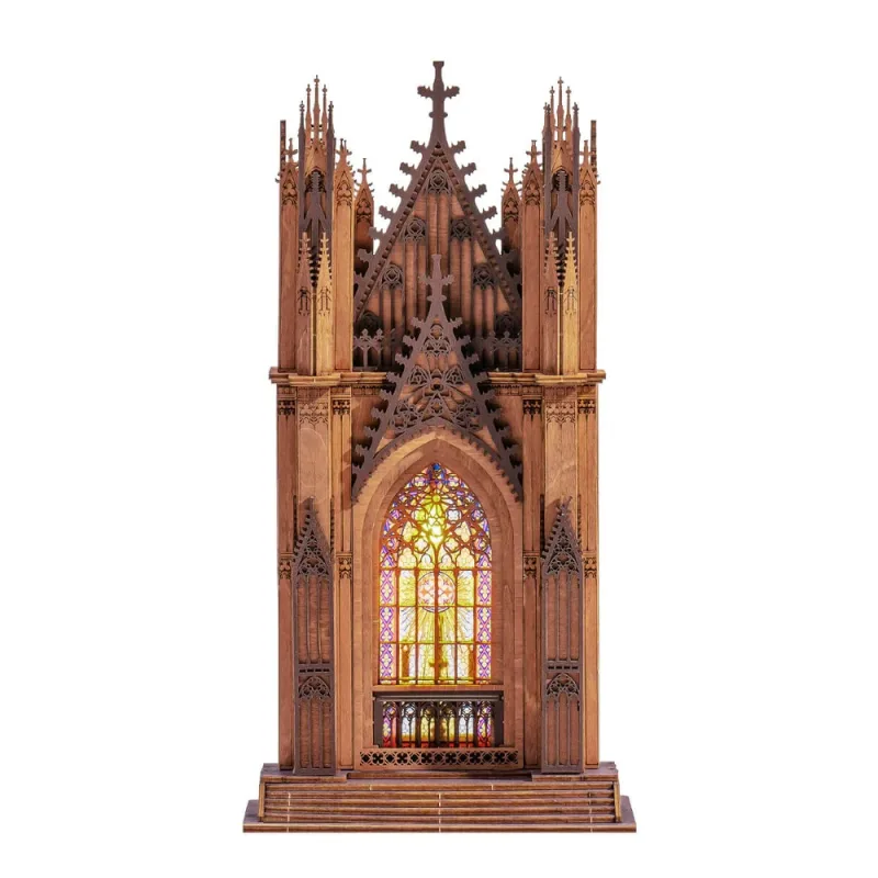 RoboTime RoboTime 3D drevená skladačka Katedrála Twin Tower