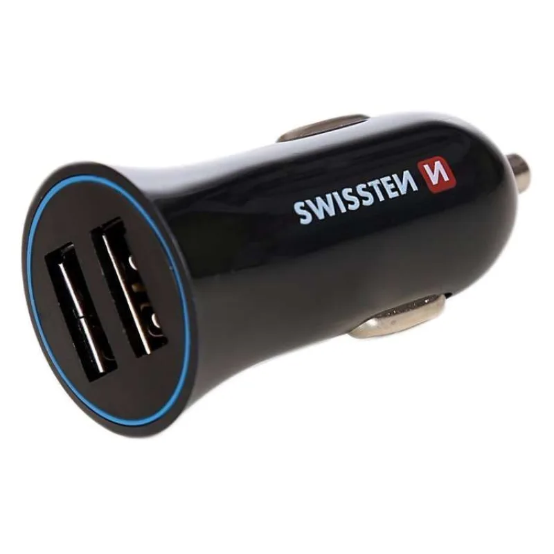 Swissten Cl Adaptér 2,4A Power 2X Usb + Kabel Micro Usb (20110900)