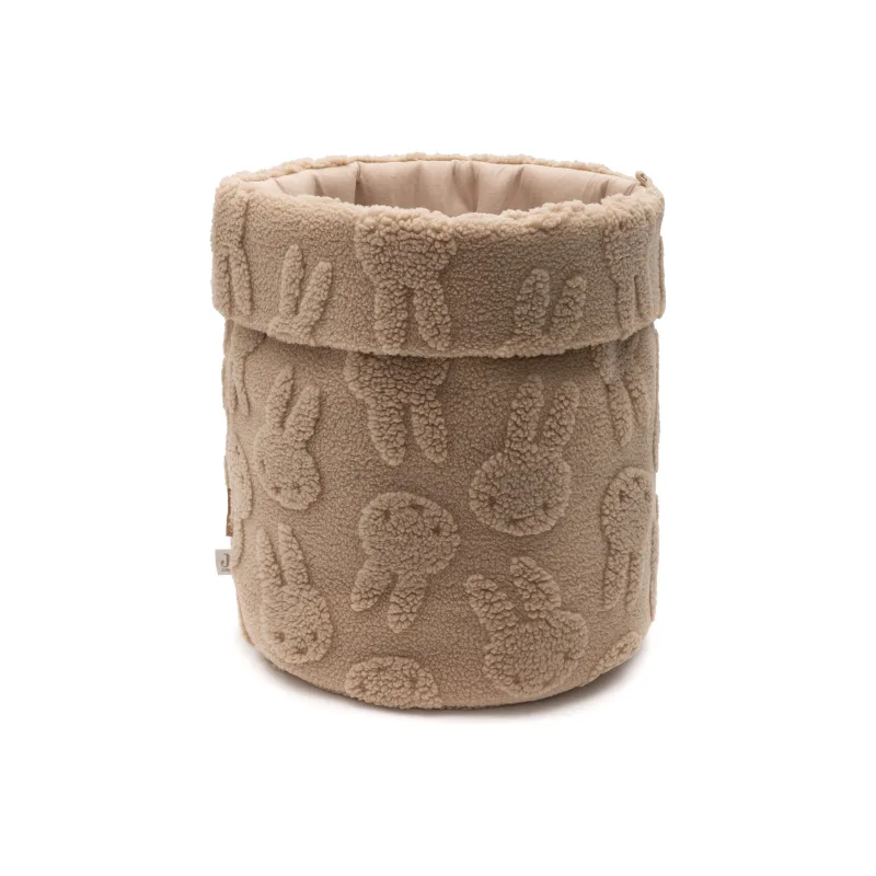 Jollein Košík úložný Miffy Jacquard Teddy Biscuit