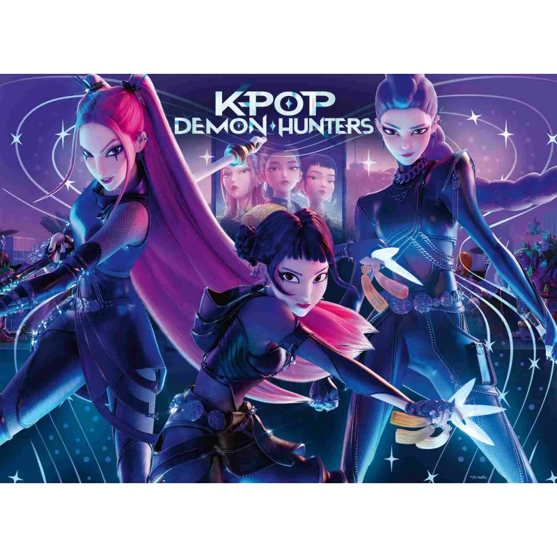 Ravensburger Kpop Demon Hunters: Rumi, Mira a Zoey 300 dielikov
