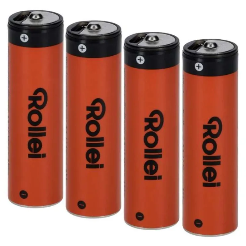 Rollei nabíjecí baterie AA/ USB-C/ 4ks v balení (20094)