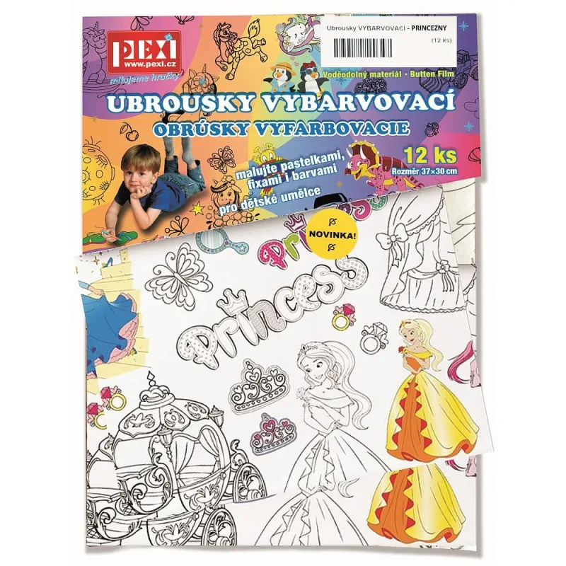 Pexi Pexi Omaľovánky - Princezné