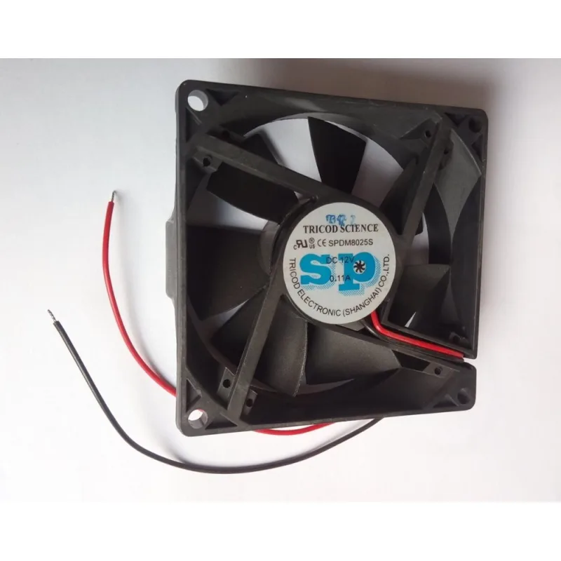 EUROCASE ventilátor 80mm, 12V/ 0, 11A (bez konektoru) 841451901077