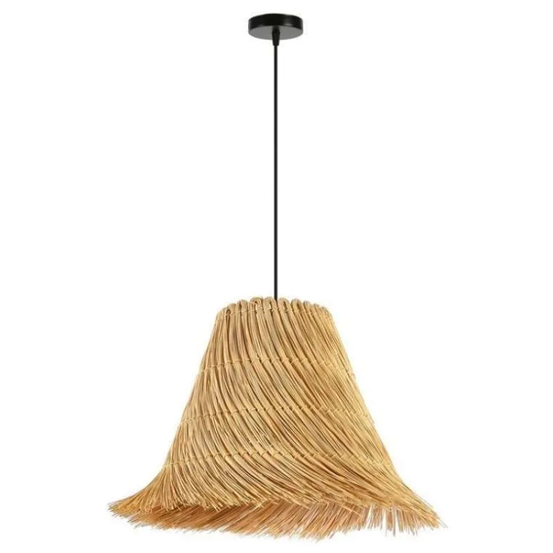 IMMAX BOHO NATURALEZA designové závěsné svítidlo, D45cm, E27, přírodní ratan (08273L)