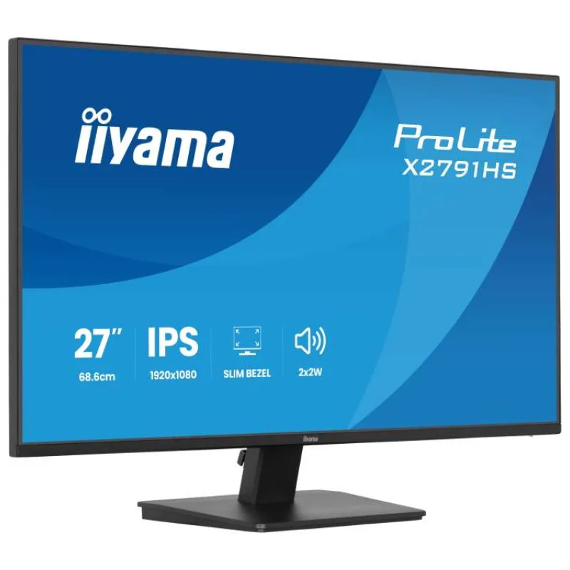 27" iiyama X2791HS-B1: IPS, FHD, HDMI, DP, 120Hz (X2791HS-B1)