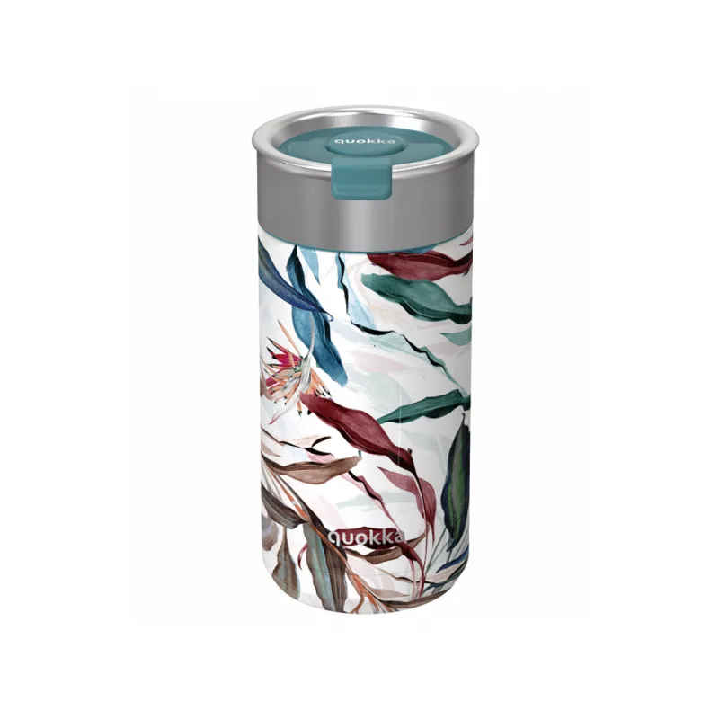 Quokka Nerezový termohrnček so sitkom Boost Bouquet 400 ml