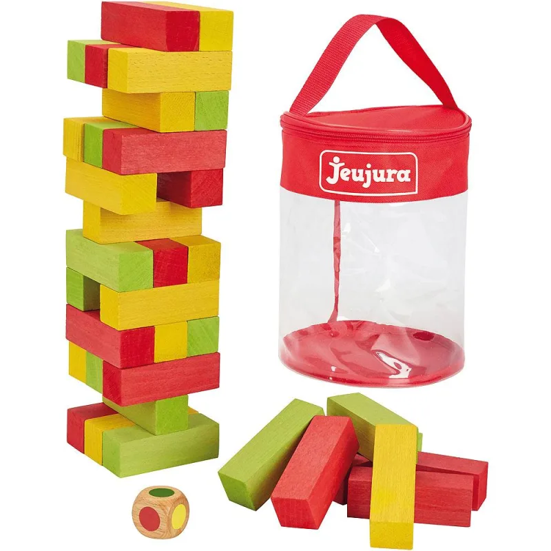 Jeujura Drevená Jenga veľká 54 ks