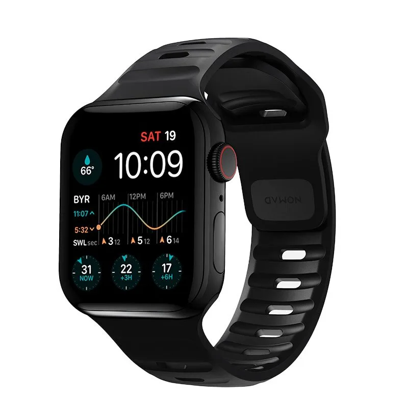Nomad remienok Sport Strap pre Apple Watch 44-49mm - Black NM1AM10000