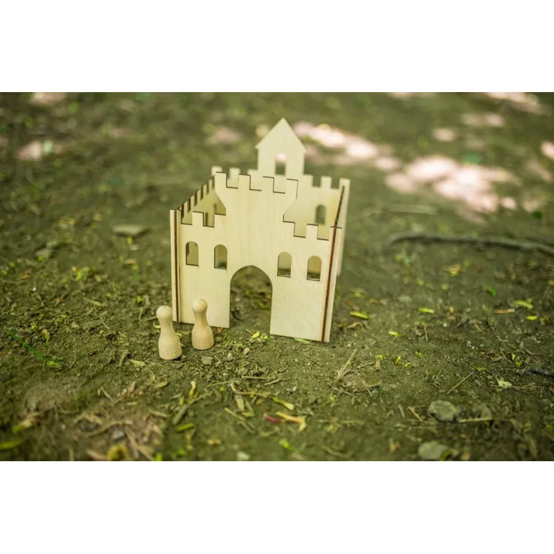BeWooden Drevený Panáčikov hrad 1kk