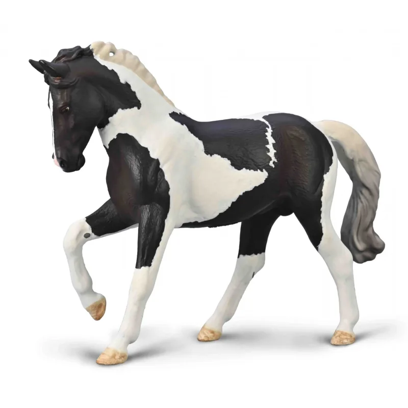 Collecta Teplokrevný hřebec černý tobiano