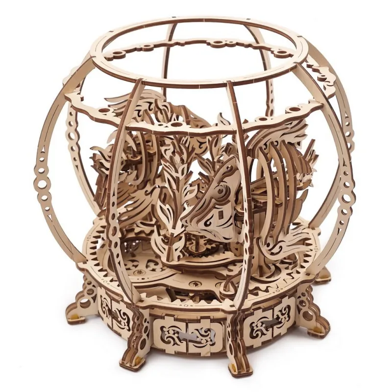 Ugears Ugears 3D drevené mechanické puzzle Mechanické akvárium