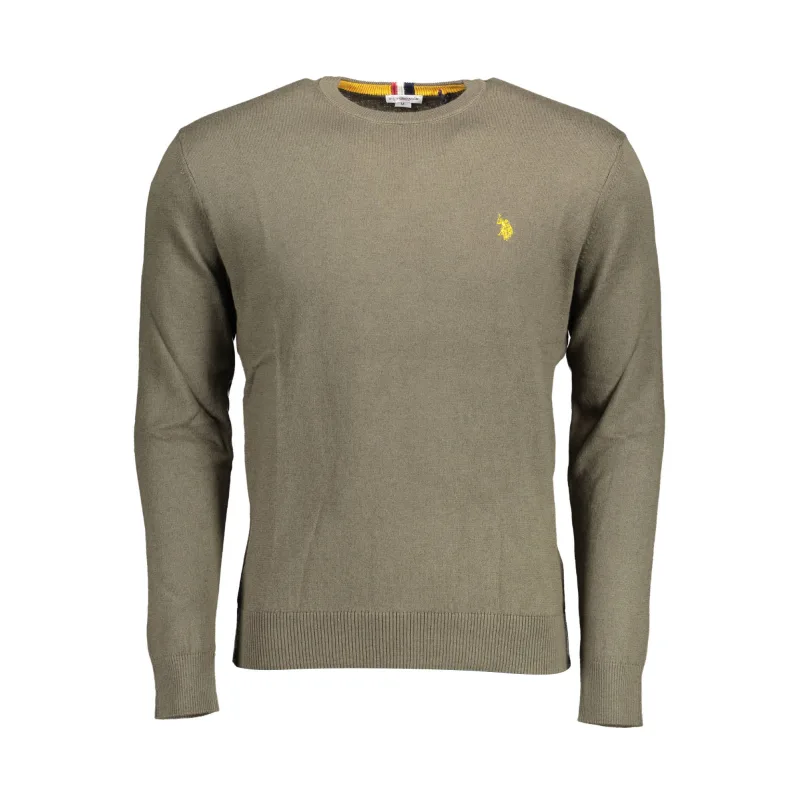 Pánsky Pulóver U.S. POLO - Zelená Farba: Zelená, Velkost: 2XL