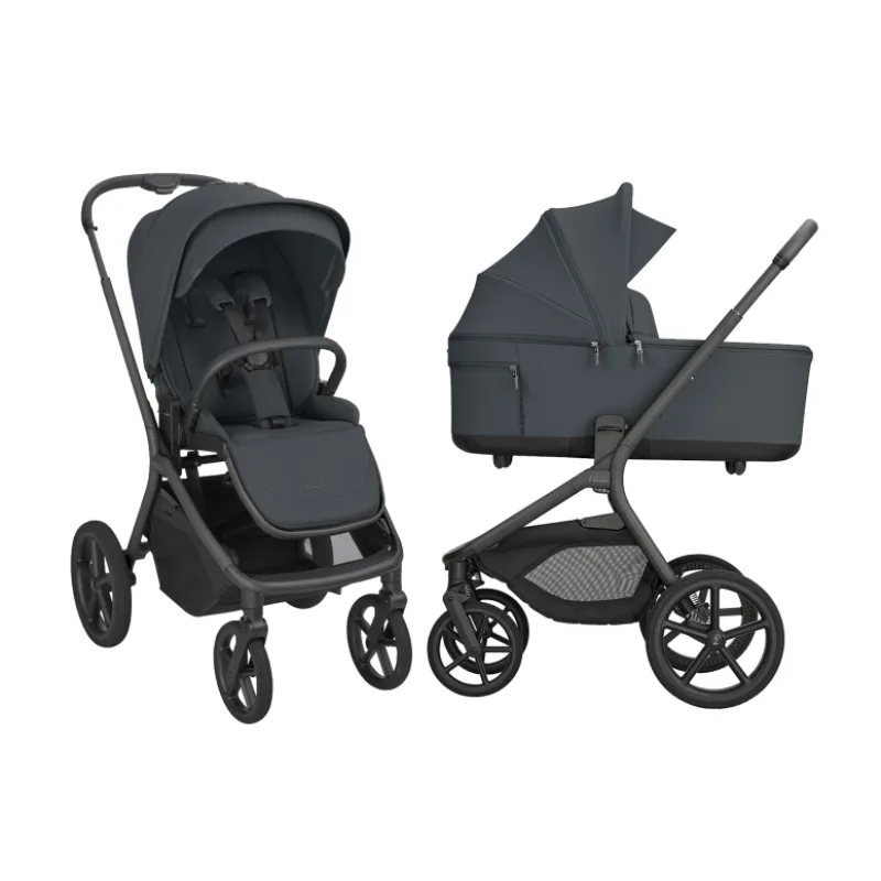 KikkaBoo Kočík 2v1 Goya Platinum Graphite