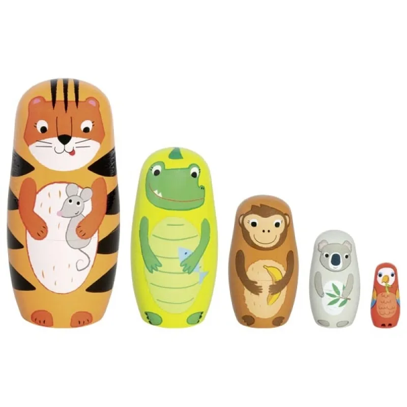 Goki Goki Matrioška tiger Tavi a jeho priatelia
