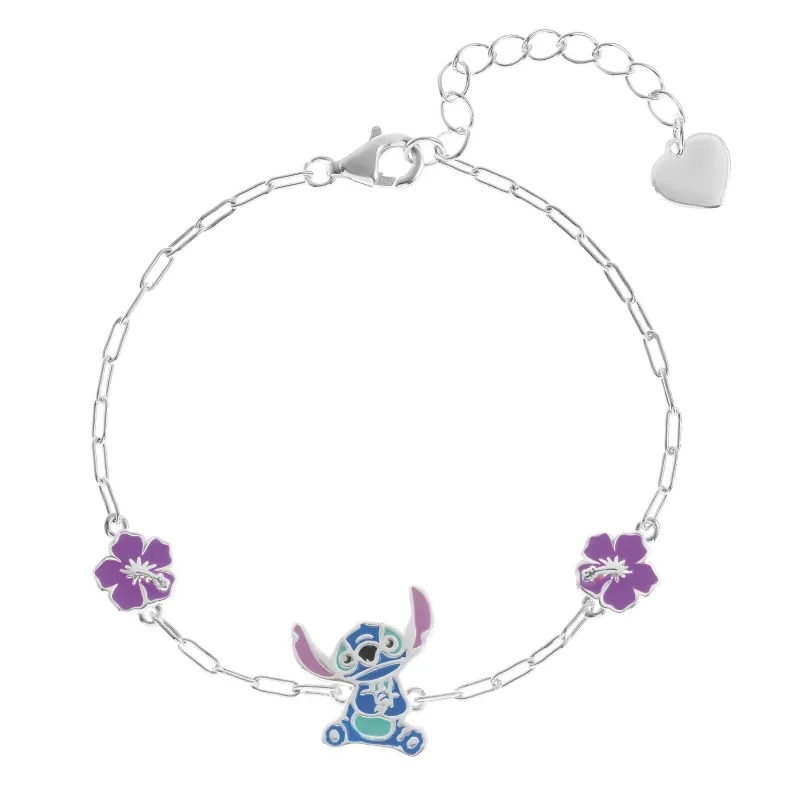 Detský náramok Disney Lilo & Stitch strieborný BS00095SL-65.CS