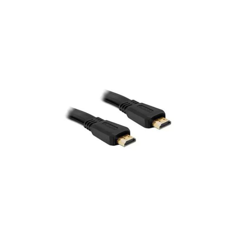 Delock HDMI 1.4 kabel A/A samec/samec, plochý, délka 3 metry (82671)