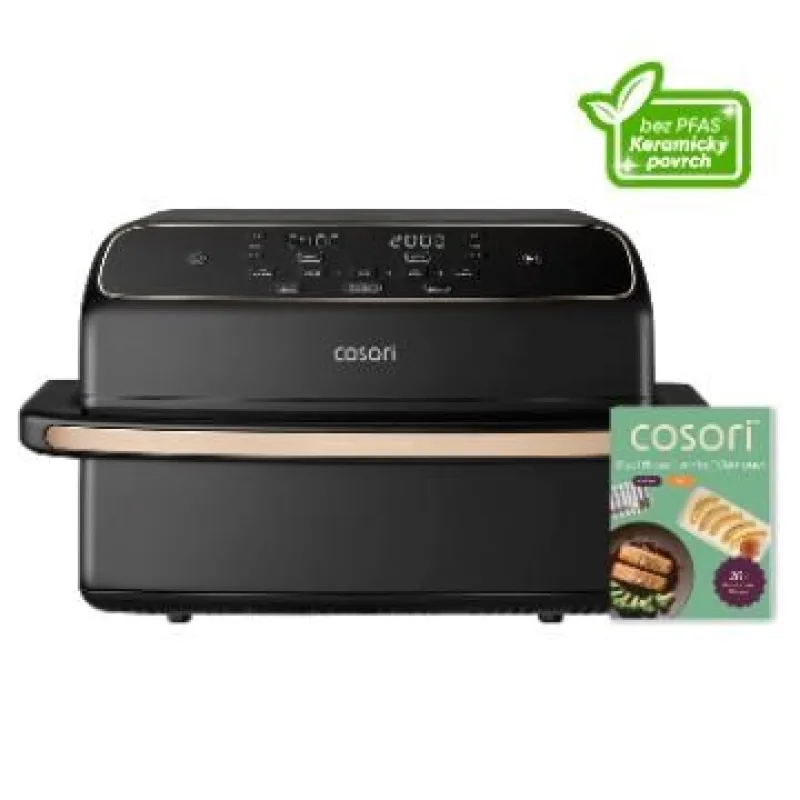 Cosori Dual Blaze Twin Fry Compact horkovzdušná fritéza 8, 6 L, keramika…