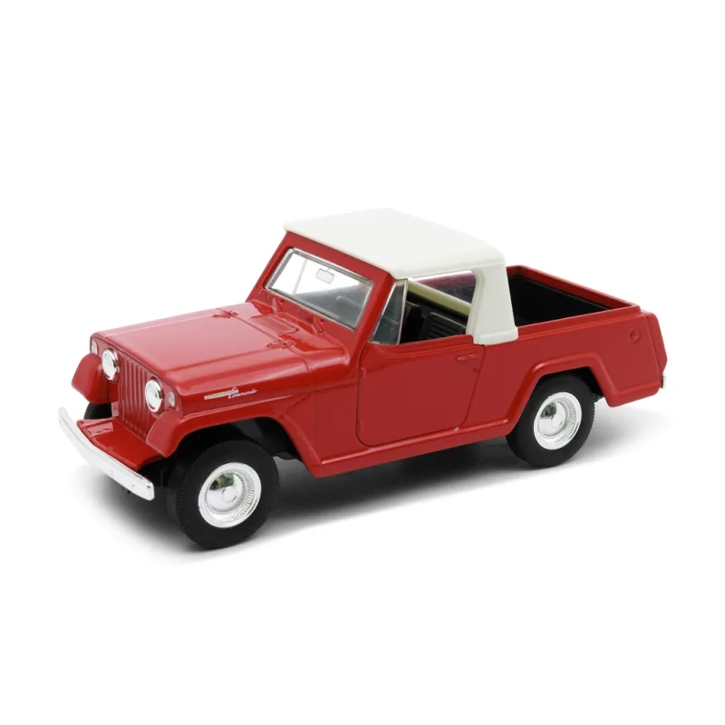 Welly Welly 1967 Jeep Jeepster Commando Pickup model 1:34 modrý