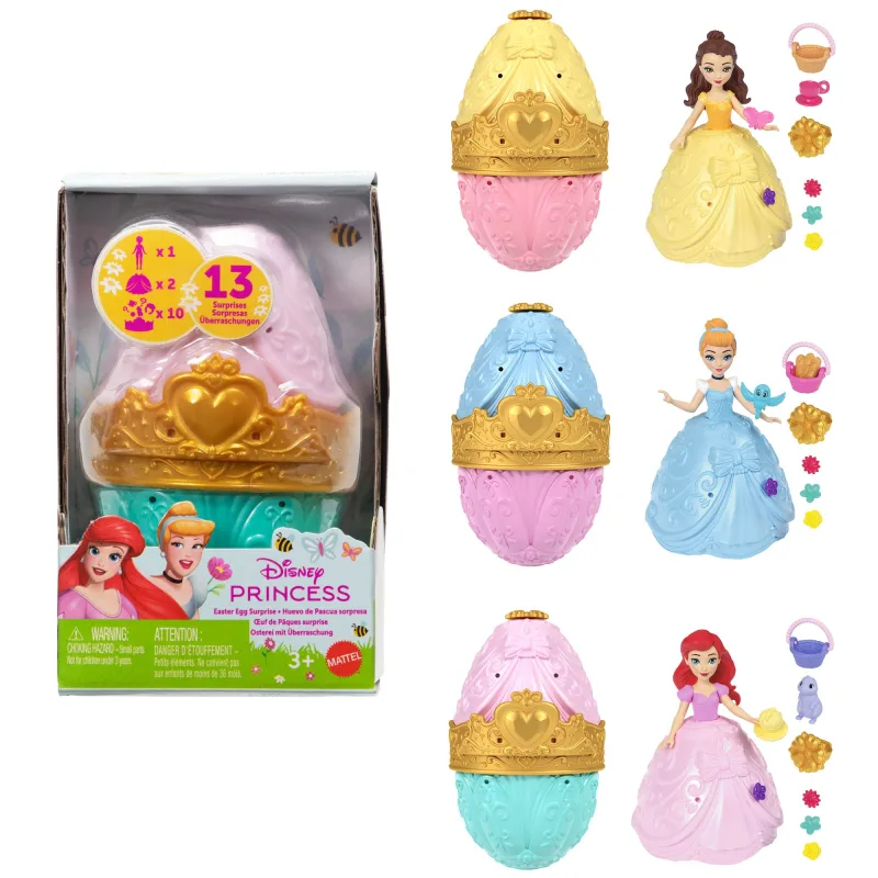 Disney Princess VEĽKONOČNÉ VAJÍČKO S MALOU BÁBIKOU ASST