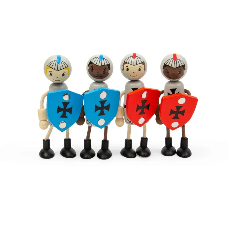 Bigjigs Toys Bigjigs Toys Sada drevených postavičiek Stredovekí rytieri