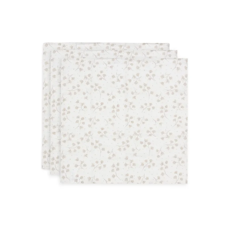 Jollein Plienky 3 ks 70x70 cm Leafy Dreams