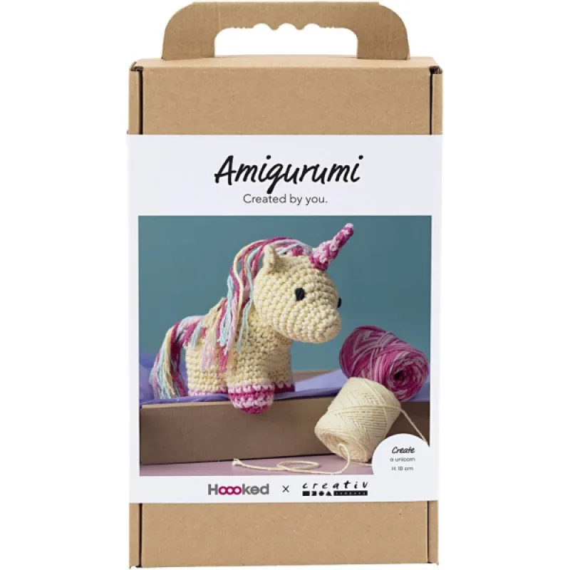 Creativ Company Sada na háčkovanie Amigurumi jednorožec