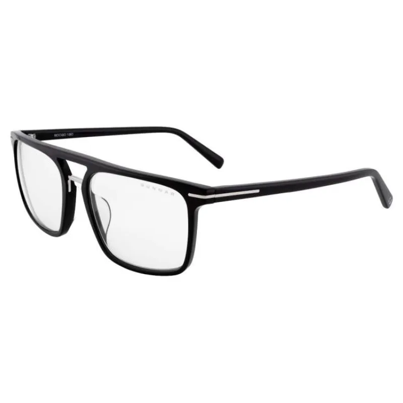 GUNNAR kancelářske/herní brýle BARTON ONYX čirá skla BLF 35 GUNNAR focus (BRT-00109)