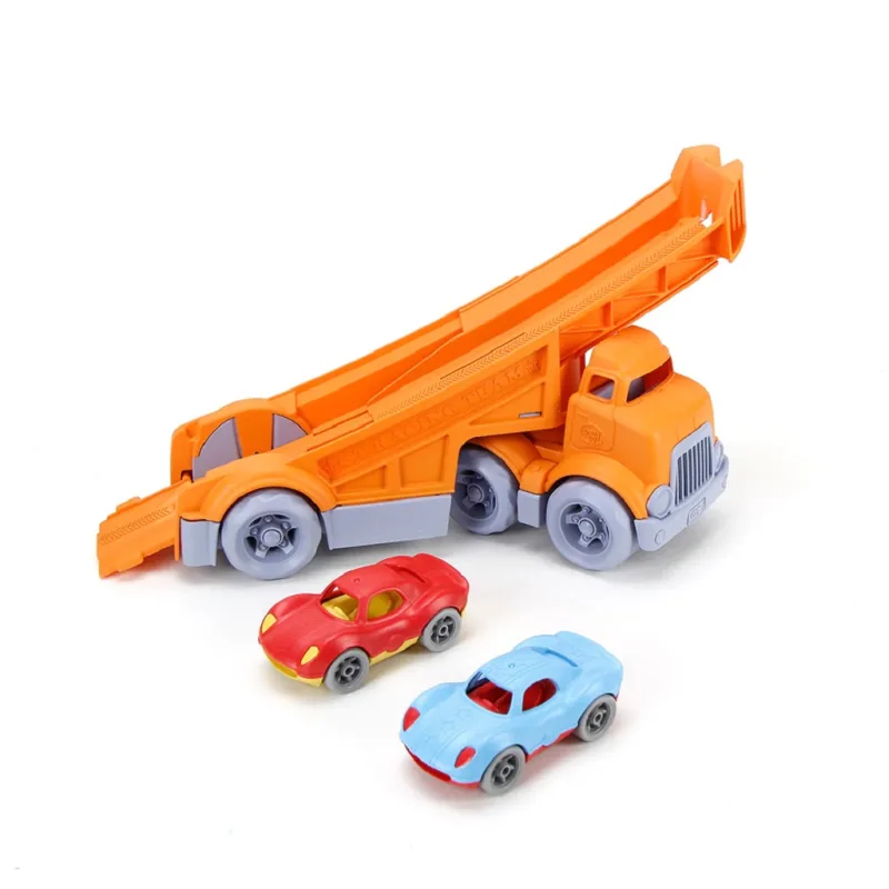 Green Toys Green Toys Kamion s 2 závodnými autami