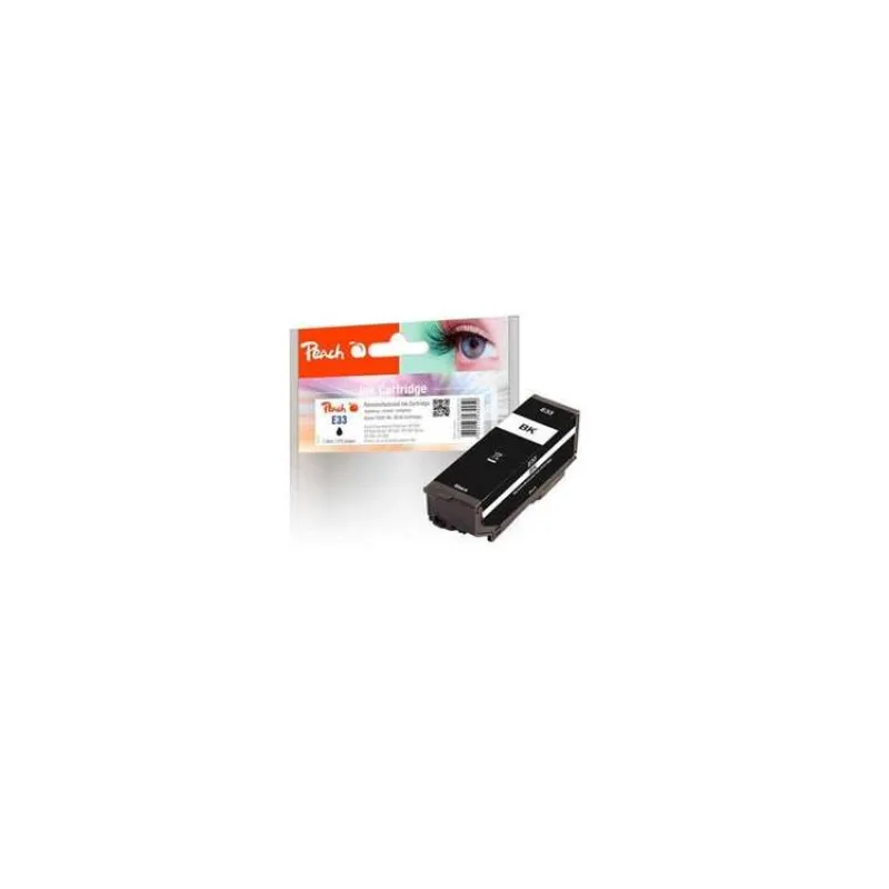 PEACH kompatibilní cartridge Epson T3331, No 33, black, 7,6 ml (320135)