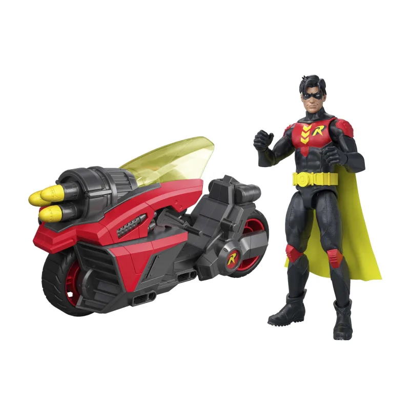 Mattel DC 15 CM AKČNÁ FIGÚRKA SO ZVUKMI ROBIN