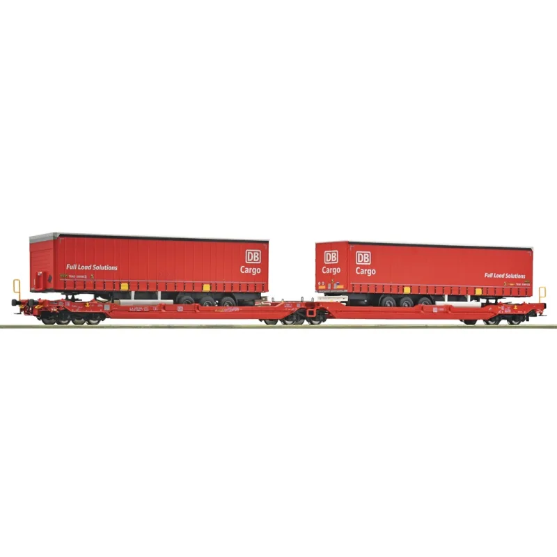Roco Roco Dvojitý kĺbový vozeň T3000e s dvoma návesmi DB Cargo - 6600168