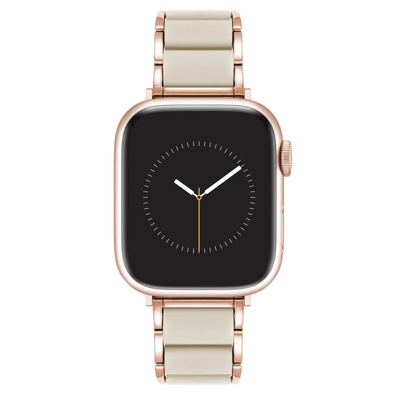 Anne Klein Remienok kombinácia silikónu a ocele pre Apple Watch 38/40/41 WK/1054RGCR38
