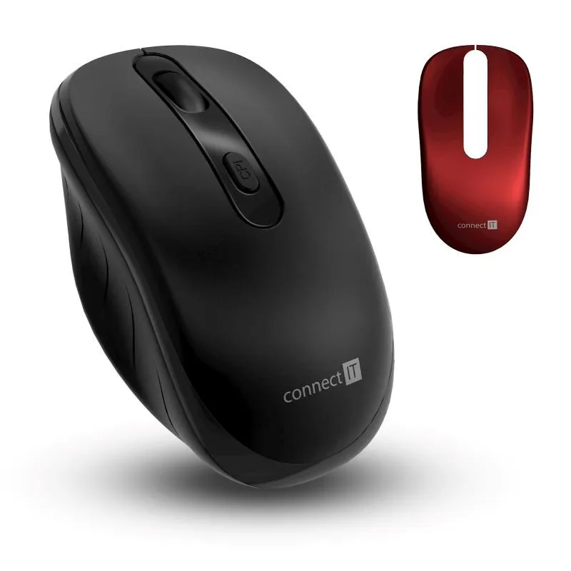CONNECT IT LONG LIFE bezdrátová tichá myš, USB,…